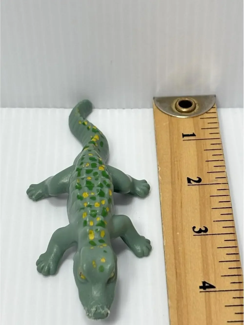 Green Alligator Crocodile Toy Figure - Playmobil Reptile Animal - As Is Damaged